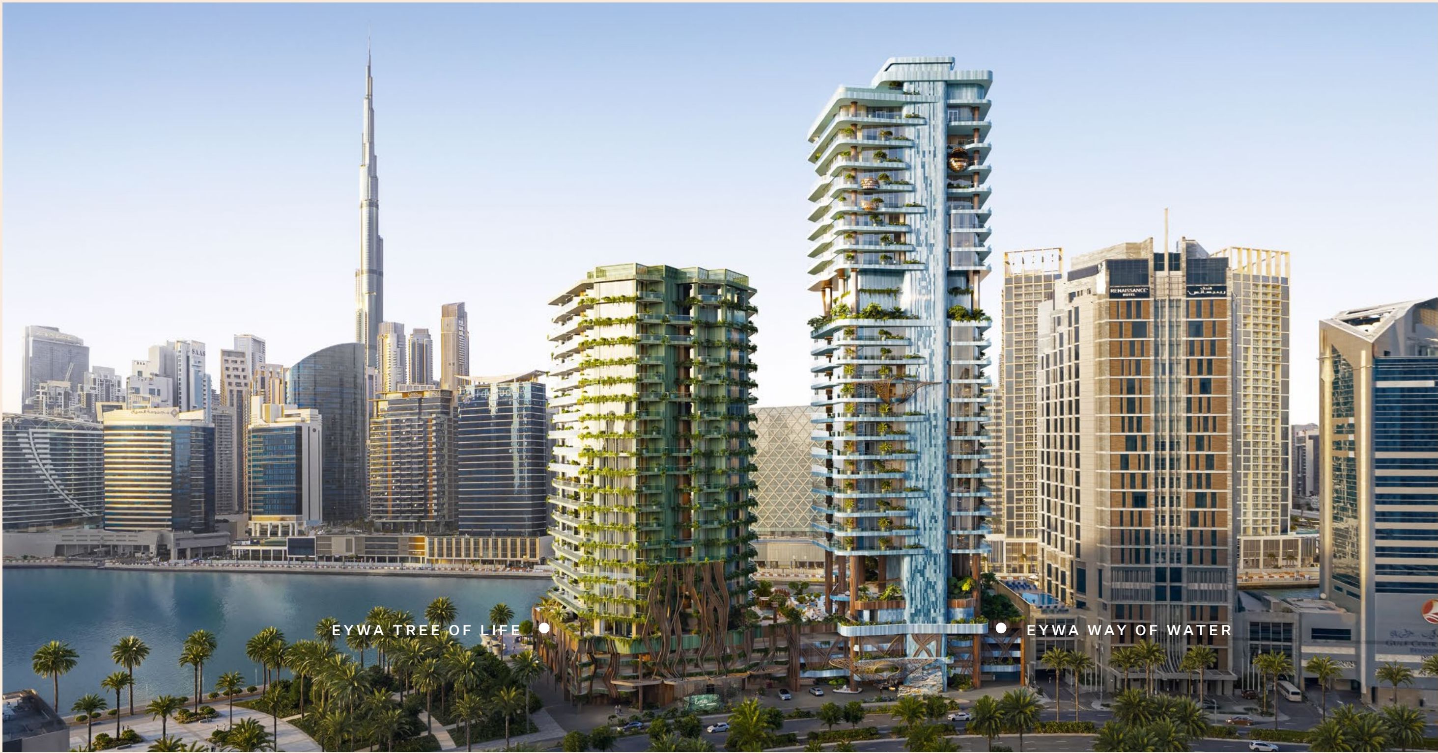 EYWA Lage am Dubai Canal